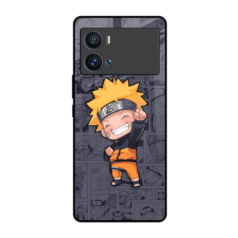 Orange Chubby iQOO 9 Pro Glass Back Cover Online