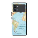 Travel Map iQOO 9 Pro Glass Back Cover Online