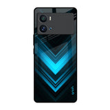 Vertical Blue Arrow iQOO 9 Pro Glass Back Cover Online