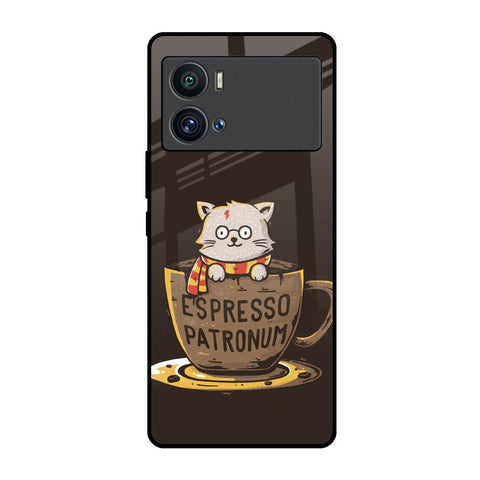 Tea With Kitty iQOO 9 Pro Glass Back Cover Online