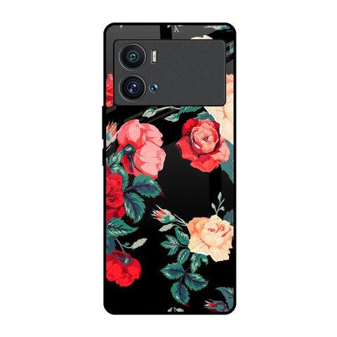 Floral Bunch iQOO 9 Pro Glass Back Cover Online