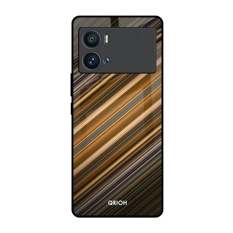 Diagonal Slash Pattern iQOO 9 Pro Glass Back Cover Online