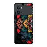 Retro Gorgeous Flower iQOO 9 Pro Glass Back Cover Online