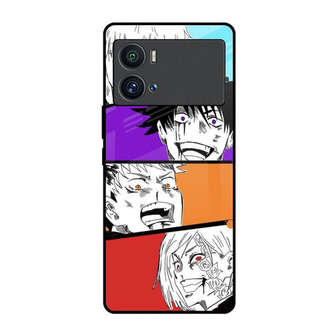 Anime Sketch iQOO 9 Pro Glass Back Cover Online