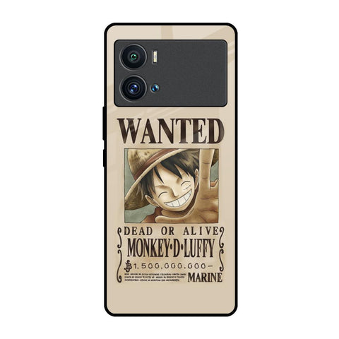 Luffy Wanted iQOO 9 Pro Glass Back Cover Online