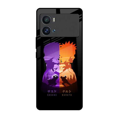 Minimalist Anime iQOO 9 Pro Glass Back Cover Online