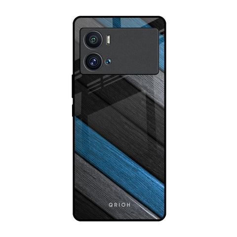 Multicolor Wooden Effect iQOO 9 Pro Glass Back Cover Online