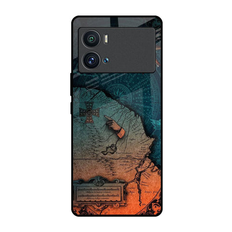 Geographical Map iQOO 9 Pro Glass Back Cover Online