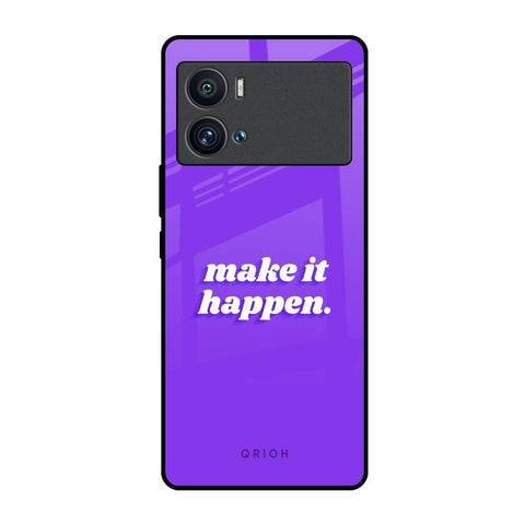 Make it Happen iQOO 9 Pro Glass Back Cover Online