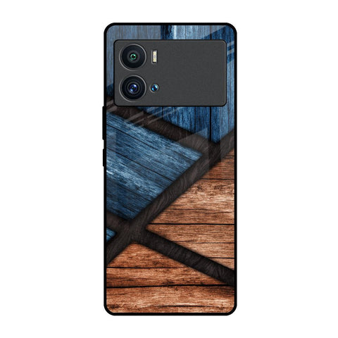 Wooden Tiles iQOO 9 Pro Glass Back Cover Online