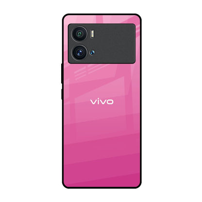 Pink Ribbon Caddy iQOO 9 Pro Glass Back Cover Online