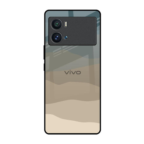 Abstract Mountain Pattern iQOO 9 Pro Glass Back Cover Online