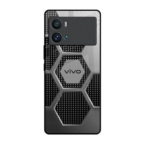 Hexagon Style iQOO 9 Pro Glass Back Cover Online