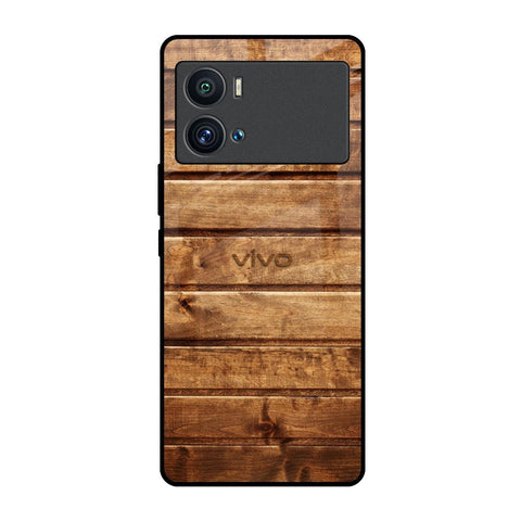 Wooden Planks iQOO 9 Pro Glass Back Cover Online