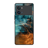 Golden Splash iQOO 9 Pro Glass Back Cover Online