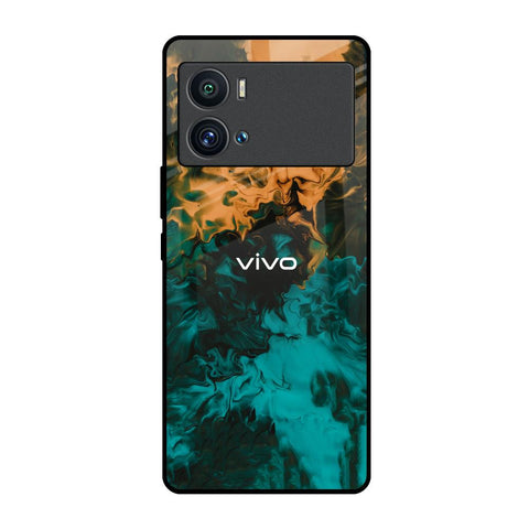 Watercolor Wave iQOO 9 Pro Glass Back Cover Online