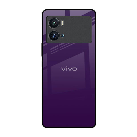 Dark Purple iQOO 9 Pro Glass Back Cover Online