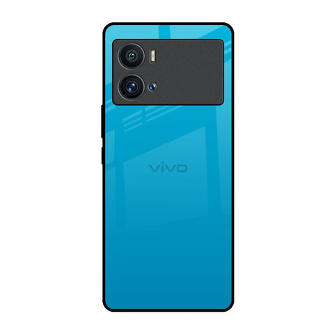 Blue Aqua iQOO 9 Pro Glass Back Cover Online