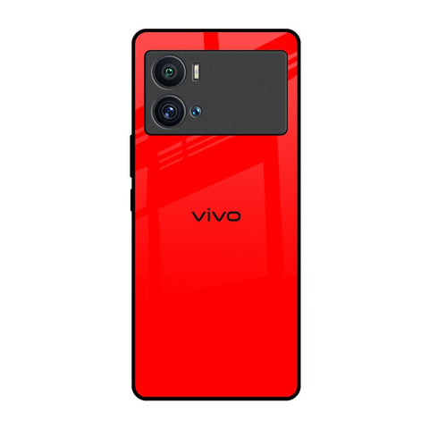 Blood Red iQOO 9 Pro Glass Back Cover Online