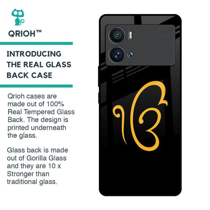 Luxury Fashion Initial Glass Case for iQOO 9 Pro
