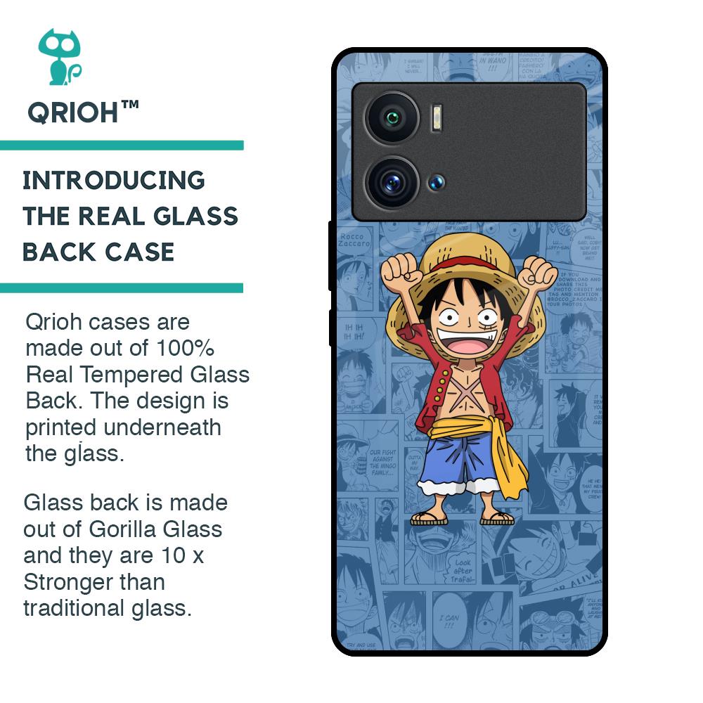 Chubby Anime Glass Case for iQOO 9 Pro