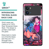 Radha Krishna Art Glass Case for iQOO 9 Pro