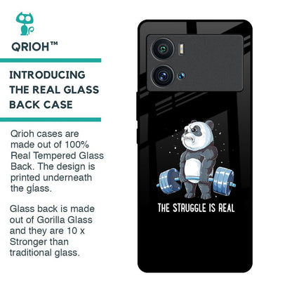 Real Struggle Glass Case for iQOO 9 Pro