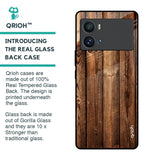 Timber Printed Glass Case for iQOO 9 Pro
