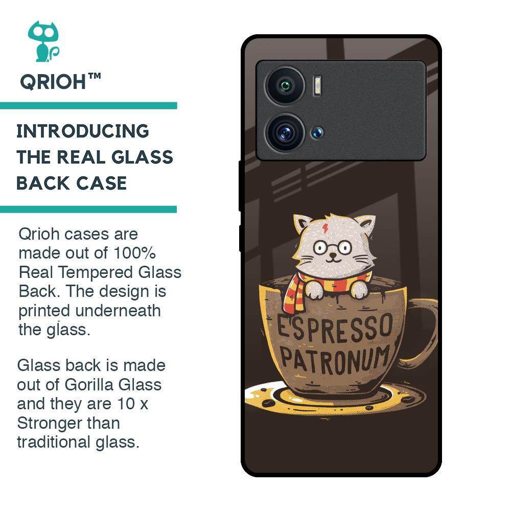 Tea With Kitty Glass Case For iQOO 9 Pro