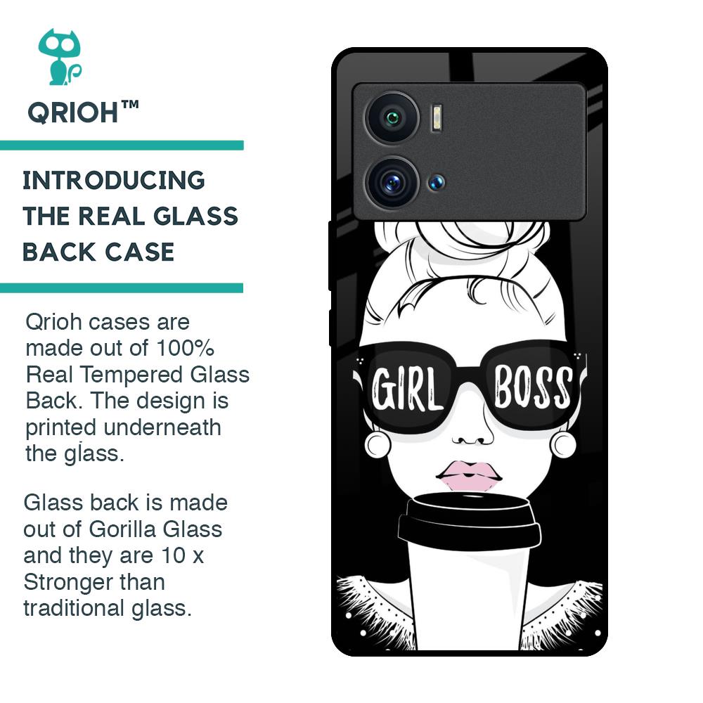 Girl Boss Glass Case For iQOO 9 Pro