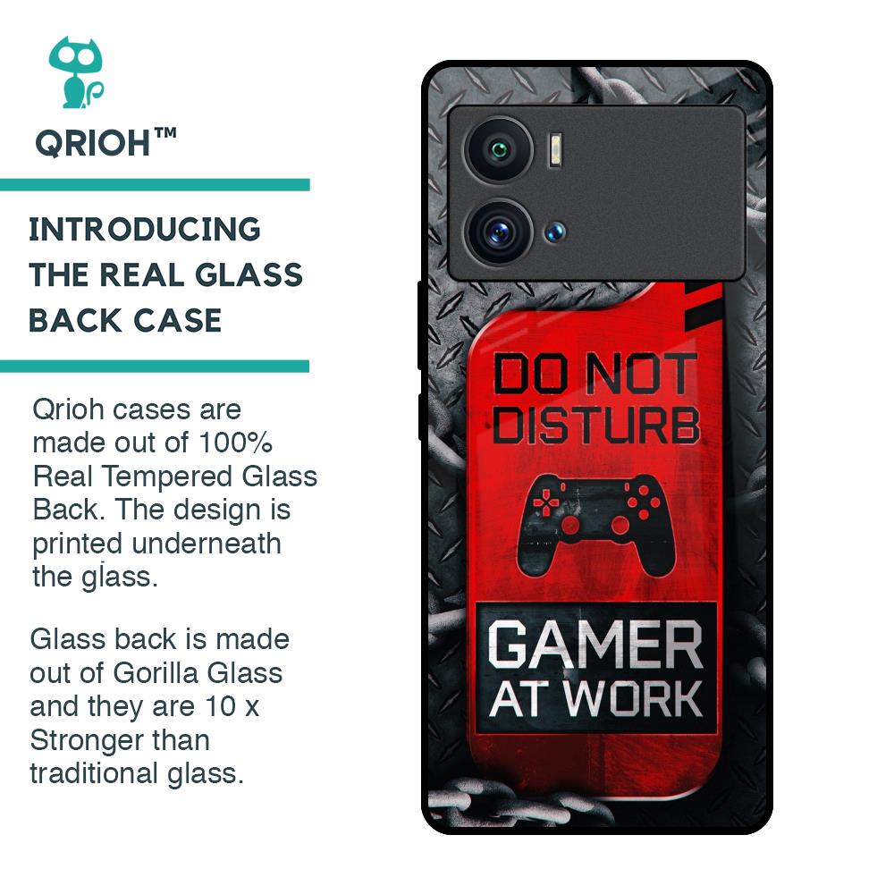 Do No Disturb Glass Case For iQOO 9 Pro