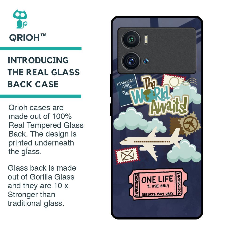 Tour The World Glass Case For iQOO 9 Pro