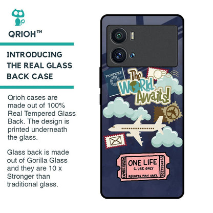 Tour The World Glass Case For iQOO 9 Pro