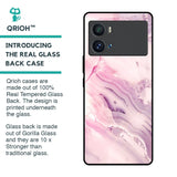 Diamond Pink Gradient Glass Case For iQOO 9 Pro