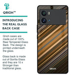 Diagonal Slash Pattern Glass Case for iQOO 9 Pro