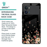 Floating Floral Print Glass Case for iQOO 9 Pro
