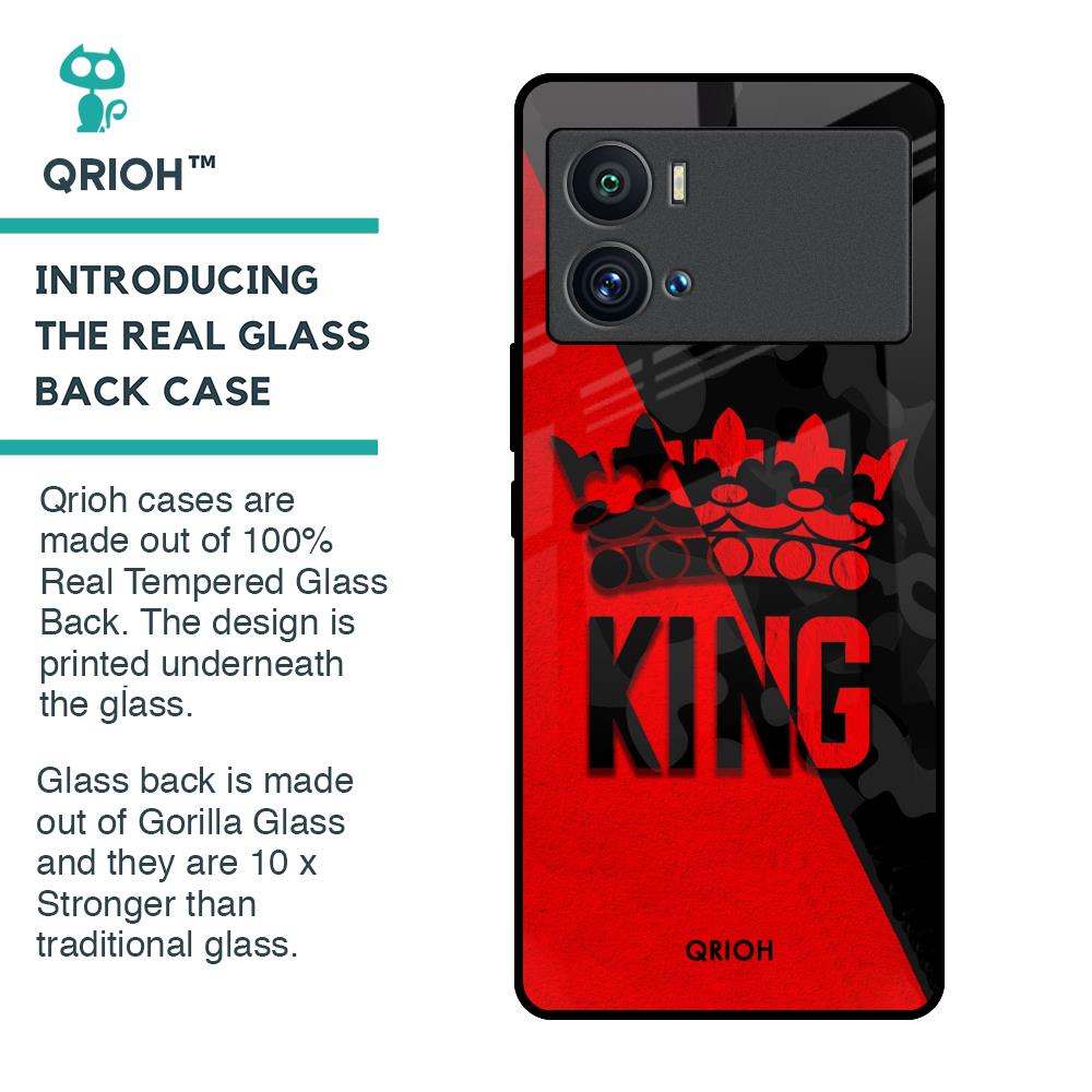 I Am A King Glass Case for iQOO 9 Pro