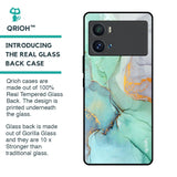 Green Marble Glass Case for iQOO 9 Pro