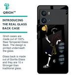 Luffy Line Art Glass Case for iQOO 9 Pro