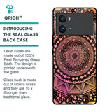 Floral Mandala Glass Case for iQOO 9 Pro