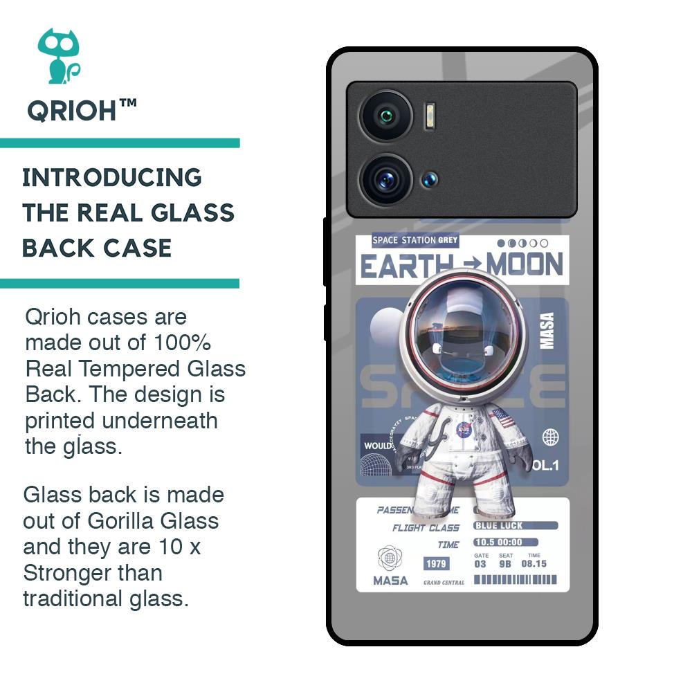 Space Flight Pass Glass Case for iQOO 9 Pro