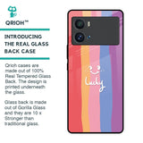 Lucky Abstract Glass Case for iQOO 9 Pro