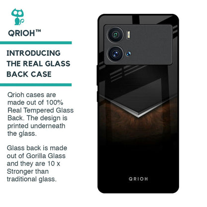 Dark Walnut Glass Case for iQOO 9 Pro