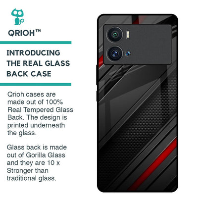 Modern Abstract Glass Case for iQOO 9 Pro