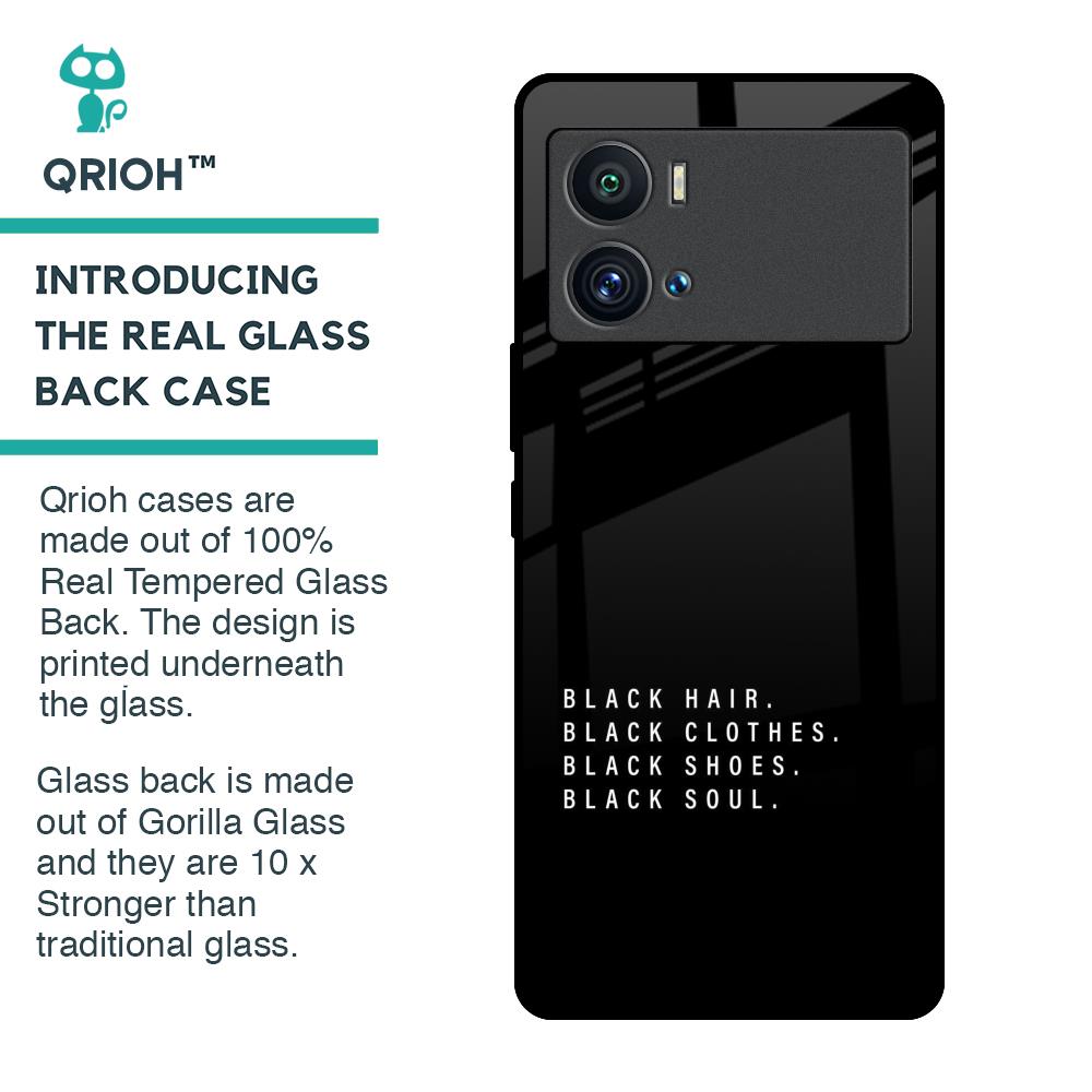 Black Soul Glass Case for iQOO 9 Pro