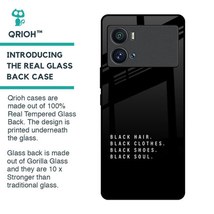 Black Soul Glass Case for iQOO 9 Pro