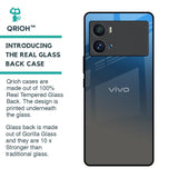 Blue Grey Ombre Glass Case for iQOO 9 Pro