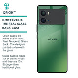 Green Grunge Texture Glass Case for iQOO 9 Pro