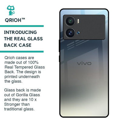 Tricolor Ombre Glass Case for iQOO 9 Pro