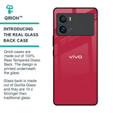 Solo Maroon Glass case for iQOO 9 Pro